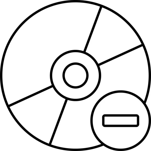 Remove Disc Icon — стоковый вектор