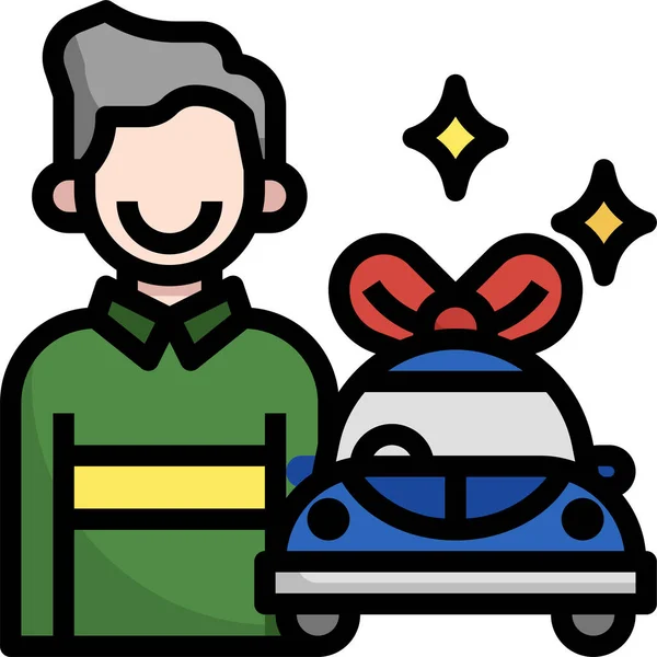 Ikona Nowych Uśmiechów Samochodowych — Wektor stockowy