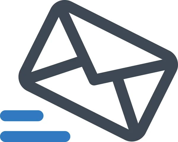 Kontaktieren Sie Uns Mail Umriss Symbol Umriss Stil — Stockvektor