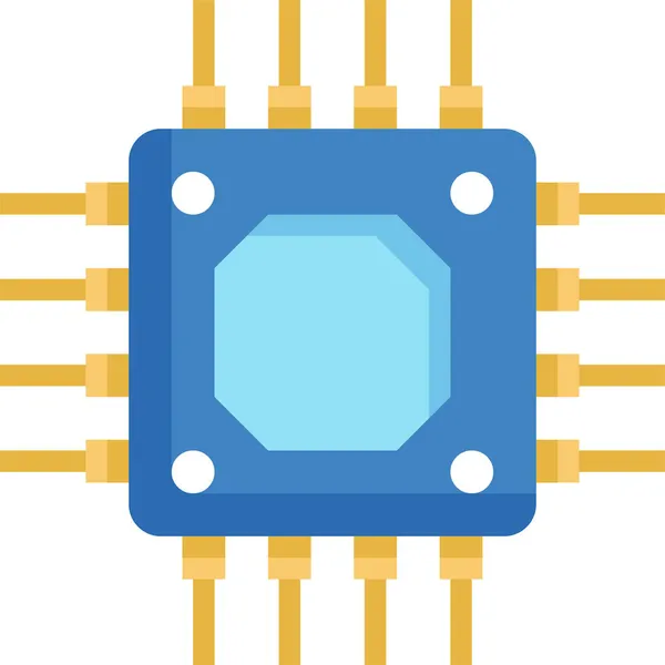 Icoon Voor Elektronische Componenten — Stockvector