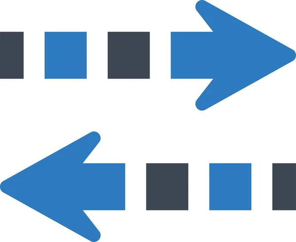 Seta Setas Ícone Transferência —  Vetores de Stock