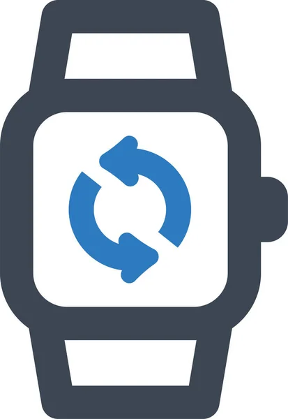 Значок Smart Watch Sync — стоковый вектор