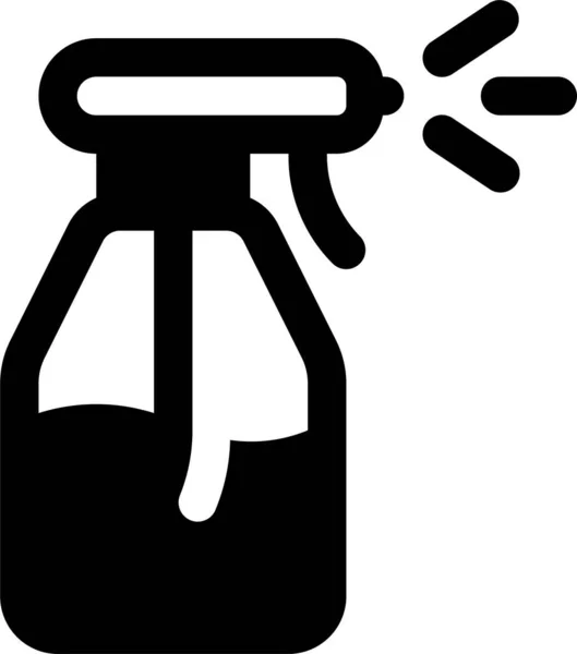 Sprühflasche Wasser Symbol — Stockvektor