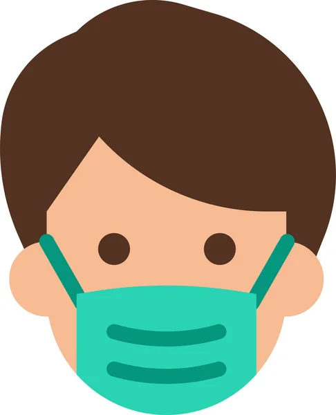 Hospital Hygiene Masks Icon — Stock Vector