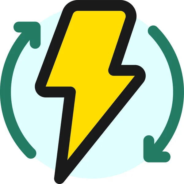 Energiepictogram Voeding — Stockvector