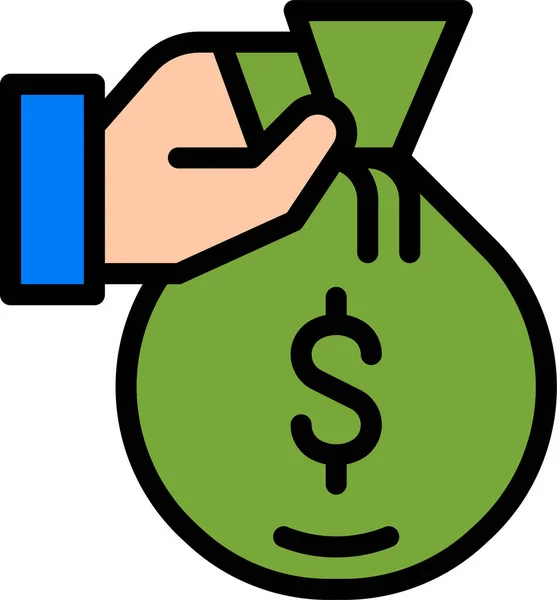 Hand Give Money Icon — Stock Vector
