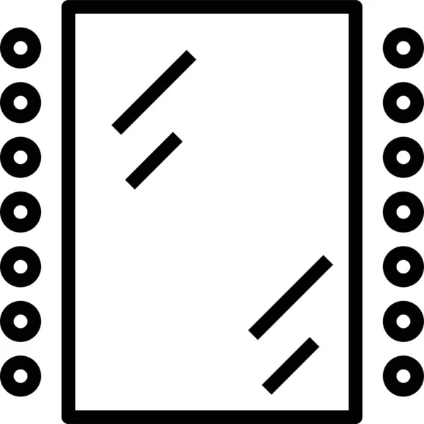 Badkamer Verlichting Pictogram — Stockvector