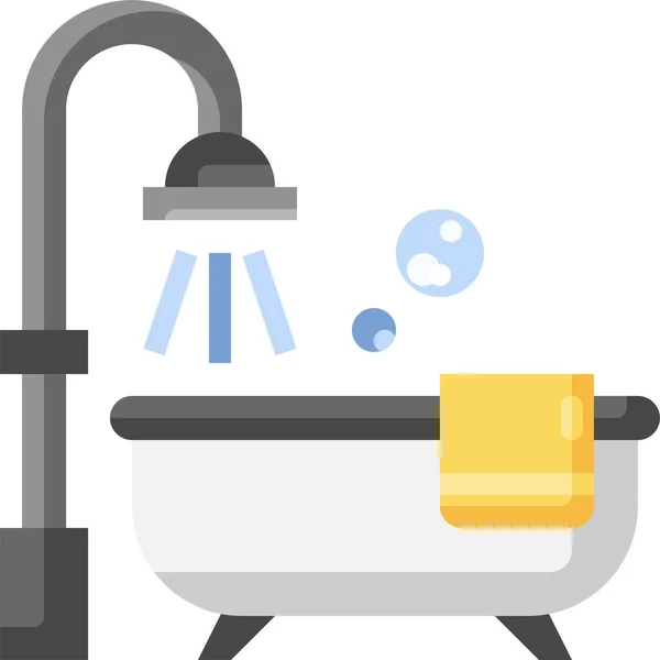 Bath Bathroom Clean Icon — Stock Vector