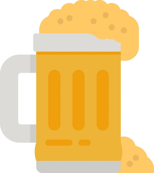 Beer Drinks Mug Icon — Vettoriale Stock