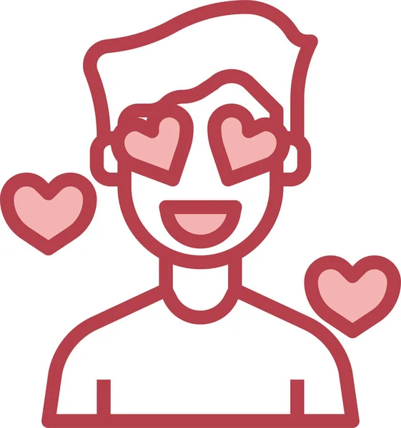 Love Emoji Valentines — стоковый вектор