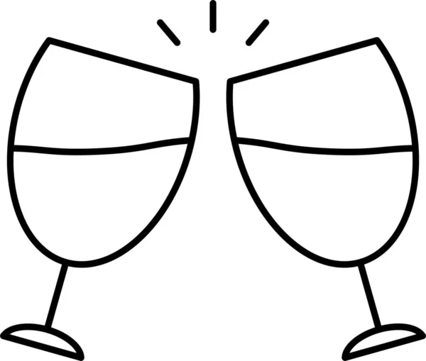 Μπύρα Κόμμα Εικονίδιο Κρασιού Στην Κατηγορία Αγάπη Ειδύλλιο — Διανυσματικό Αρχείο