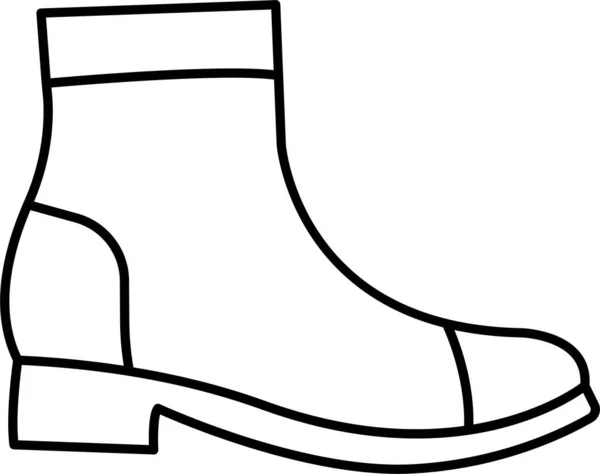 Ikon Sepatu Boot - Stok Vektor