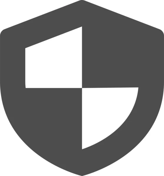 Antivirus Browser Password Icon Solid Style — Vettoriale Stock