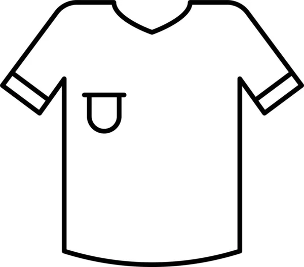 Koszulka Koszulka Tkanina Ikona — Wektor stockowy