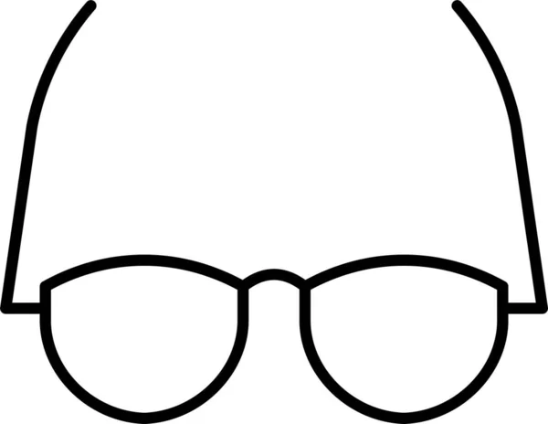Brýle Brýle Oční Ikona — Stockový vektor