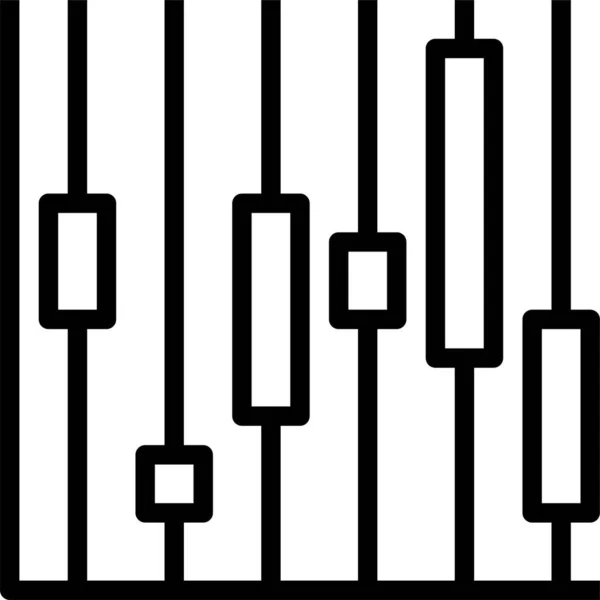 Diagramm Grafik Infografik Symbol — Stockvektor