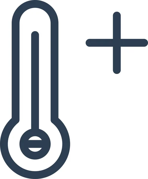 Heat High Hot Icon — Stock Vector