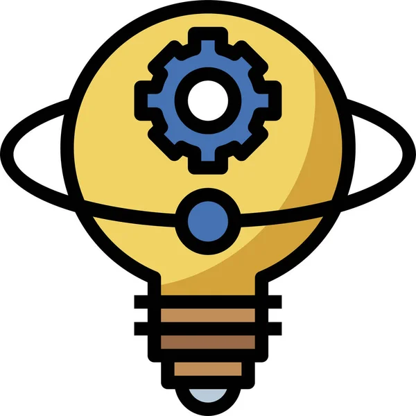Bulb Business Creative Icon — Stock Vector