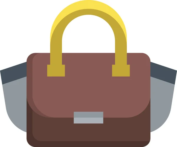 Trapeze Bag Bags Icon — Stock Vector