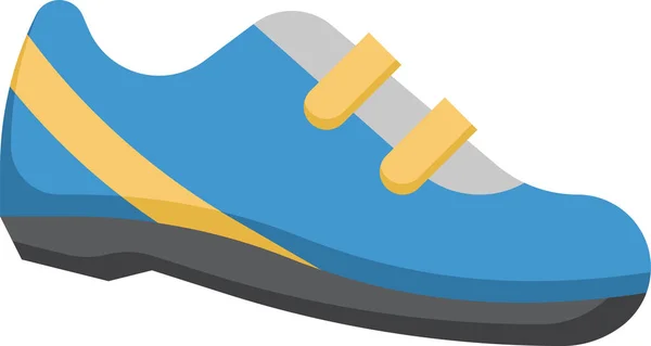 Cycling Shoes Footwear Icon — Stock Vector