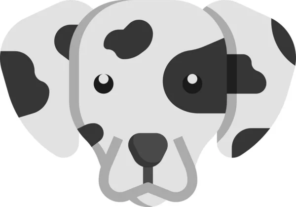 Dalmatians Animals Dog Icon — Stock Vector