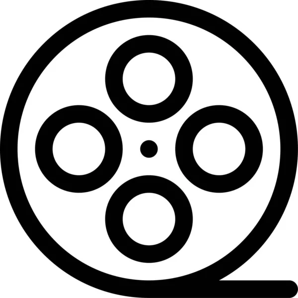 Película Película Rollo Icono — Archivo Imágenes Vectoriales