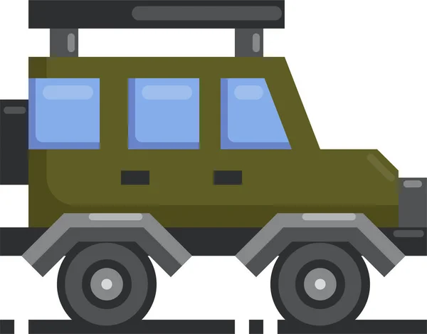 Camping Icono Del Aparcamiento — Vector de stock