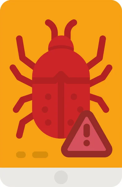 Bug Virus Malware Icon — Stock Vector