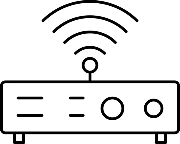 Wireless Router Modem Icon — Stock Vector