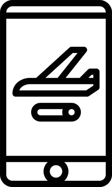 Ikona Trybu Mobilnego Lotu — Wektor stockowy