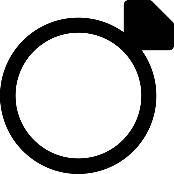 Ikona Zaręczyn Obrączki — Wektor stockowy