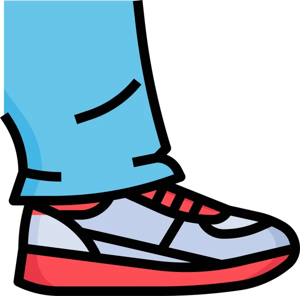 靴のファッションアイコン — ストックベクタ