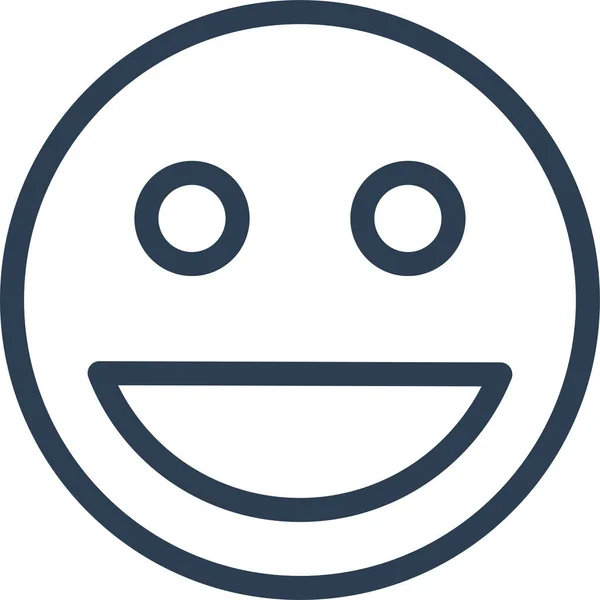 Icono Emoción Emoticono Avatar — Archivo Imágenes Vectoriales