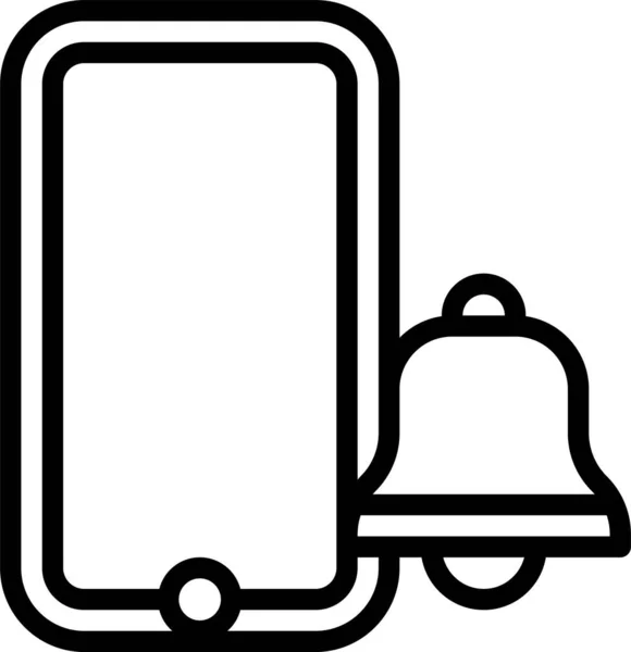 Teléfono Inteligente Icono Del Teléfono — Vector de stock