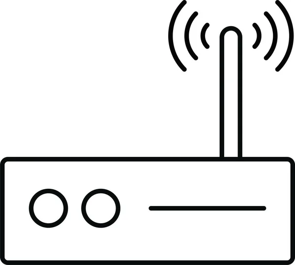 Icône Signal Routeur Modem — Image vectorielle