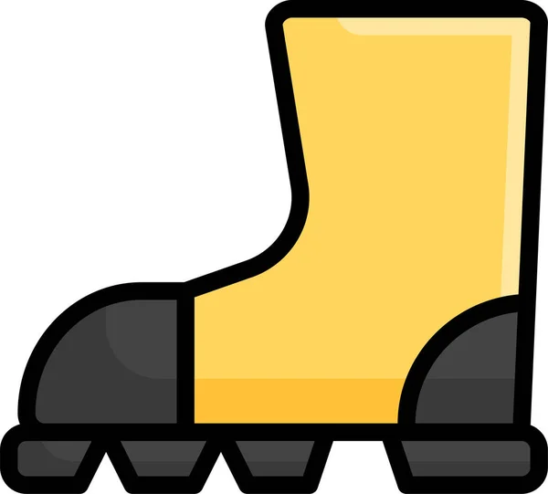 Protective Boot Work Icon — Stock Vector