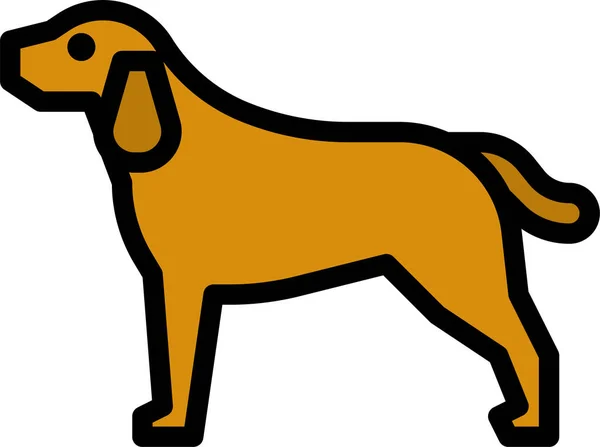 Pes Savec Pet Ikona — Stockový vektor