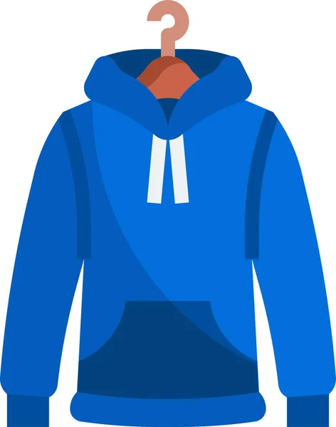 Hoody Sweatshirt Style Icon — Stock Vector