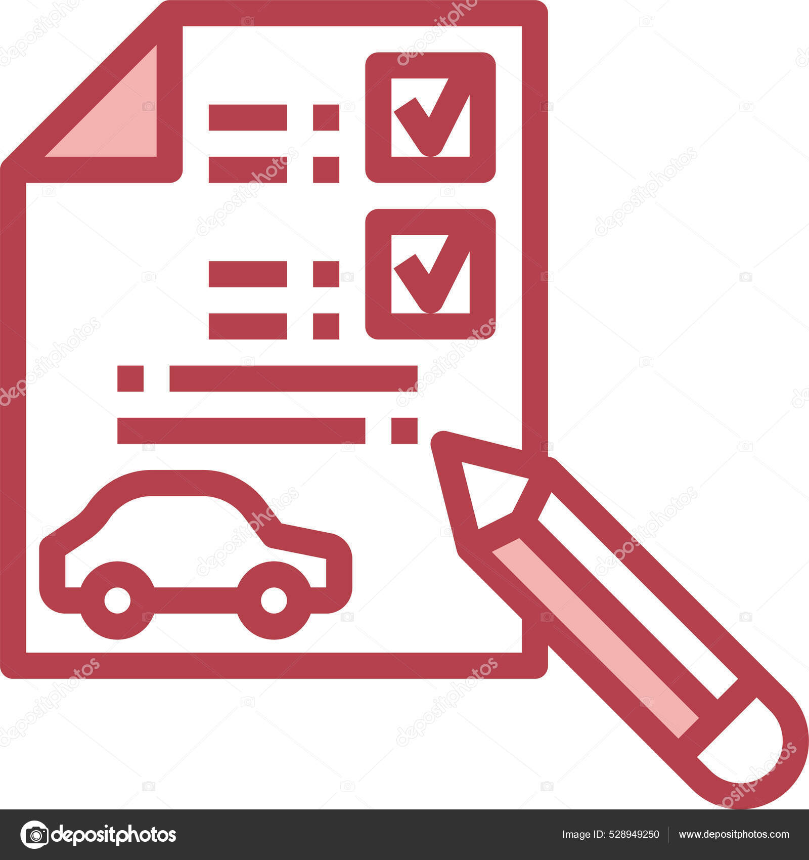 Иконка Договора Недвижимости Векторное Изображение ©iconfinder.