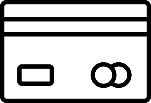 Значок Кредитної Дебетової Картки — стоковий вектор