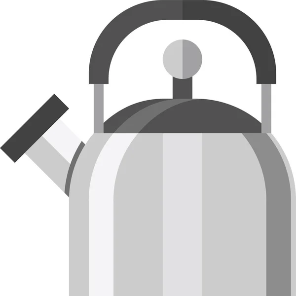 Cooking Kettle Kitchen Icon — Stock Vector