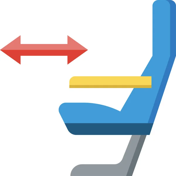 Preferowana Ikona Pozycji Siedzenia — Wektor stockowy