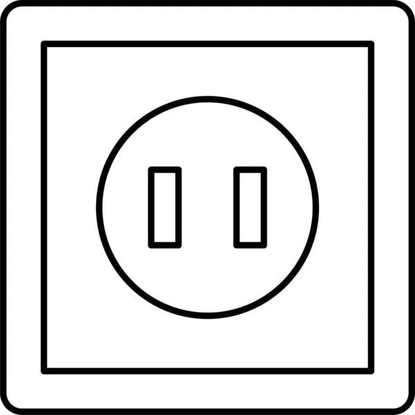 Extension Plugin Socket Icône — Image vectorielle