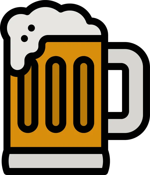 Εικονίδιο Ποτηριού Μπύρας — Διανυσματικό Αρχείο