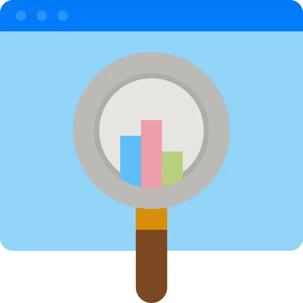 Seo Web Design Icon — Stockvektor