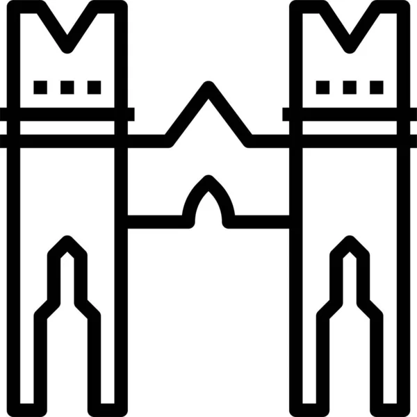 Значок Архітектури Джамена — стоковий вектор