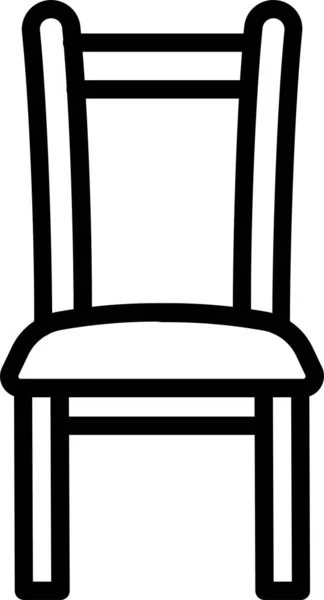 Иконка Кабинета Кресла Стиле Наброска — стоковый вектор