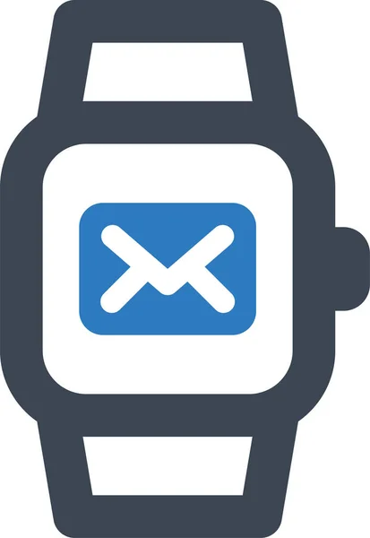 Иконка Smart Watch Mail — стоковый вектор