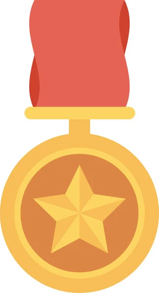 Ikon Medali Penghargaan Prestasi - Stok Vektor