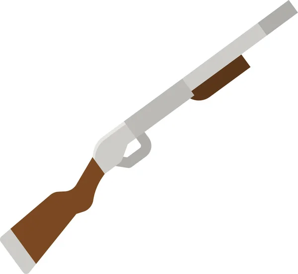 Shotgun Hunter Crime Icon — Stock Vector